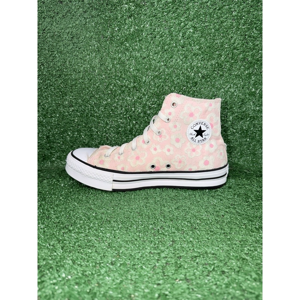 Converse Shoes Womens Size 9 Chuck Taylor All Star High Pink Platform Sneakers - Picture 6 of 11